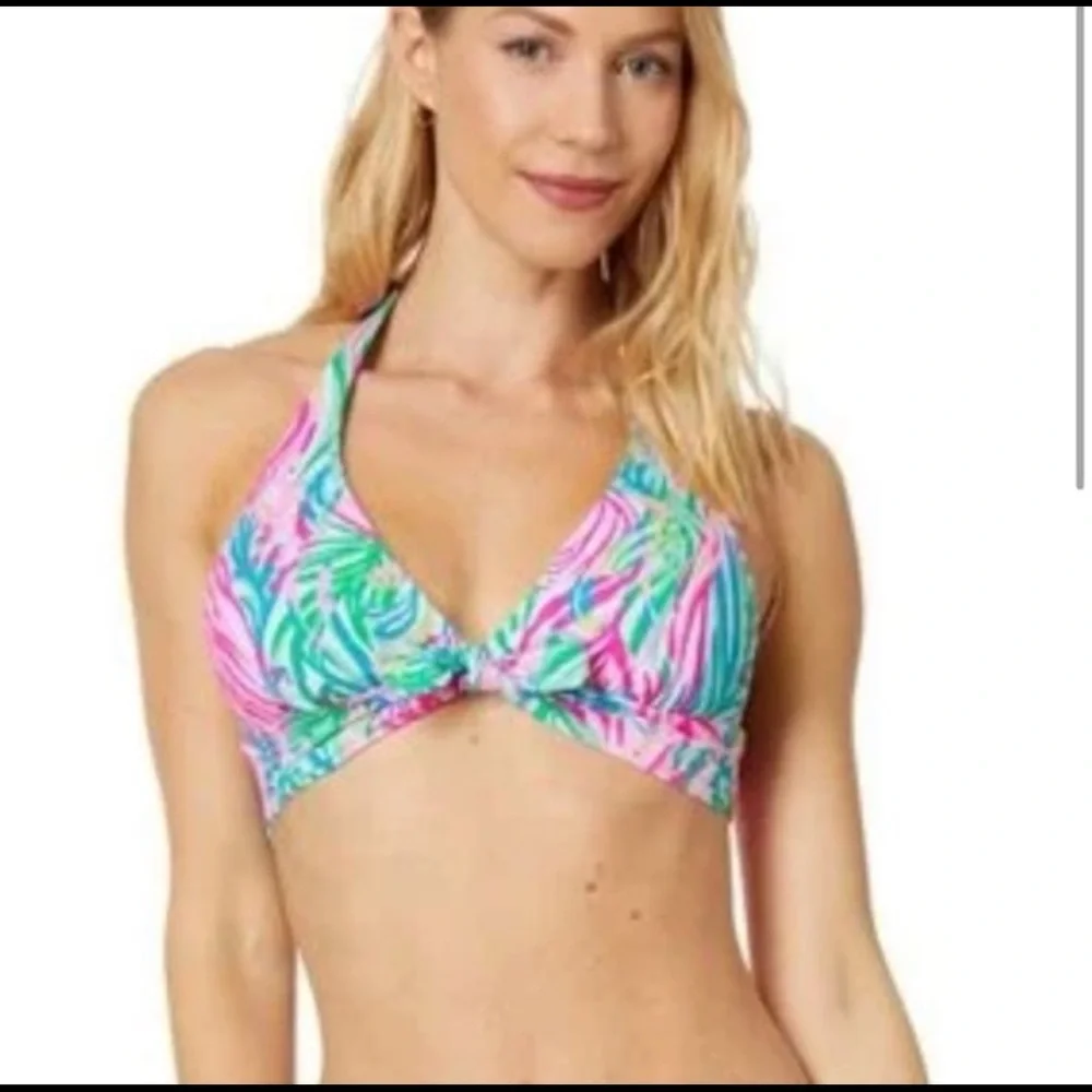 Lilly Pulitzer Sea Turtle Soiree ELISE & ZARAH BIKINI Swimsuit Set size 8